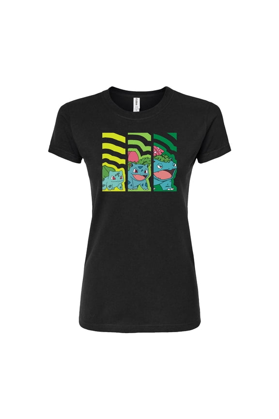 Pokémon - Bulbasaur Evolutions - Juniors Fitted Graphic T-Shirt