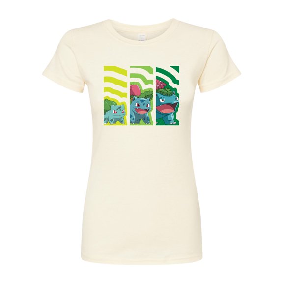 Pokémon - Bulbasaur Evolutions - Juniors Fitted Graphic T-Shirt