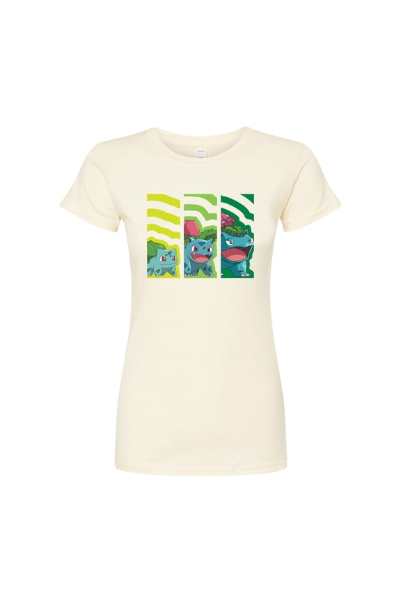 Pokémon - Bulbasaur Evolutions - Juniors Fitted Graphic T-Shirt