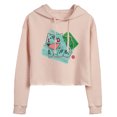 thumbnail image 1 of Pokémon - Bulbasaur Marker White Only Women's Cropped Graphic Hoodie, 1 of 4
