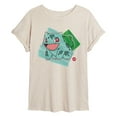 thumbnail image 1 of Pokémon - Bulbasaur Marker - Women's Oversized Graphic T-Shirt, 1 of 4