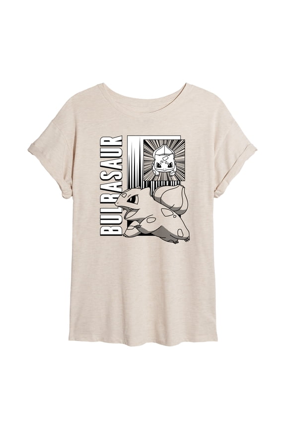 Pokémon - Bulbasaur Panels - Juniors Muscle T-Shirt