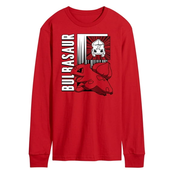 Pokémon - Bulbasaur Panels - Men's Long Sleeve T-Shirt