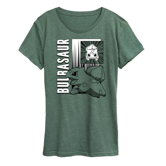 Pokémon - Bulbasaur Panels - Women's Short Sleeve Graphic T-Shirt