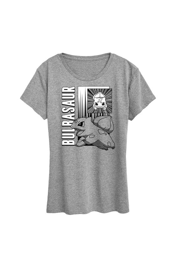 Pokémon - Bulbasaur Panels - Women's Short Sleeve Graphic T-Shirt