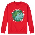 thumbnail image 1 of Pokémon - Bulbasaur Snowball Fight - Men's Crew Fleece Sweatshirt, 1 of 5