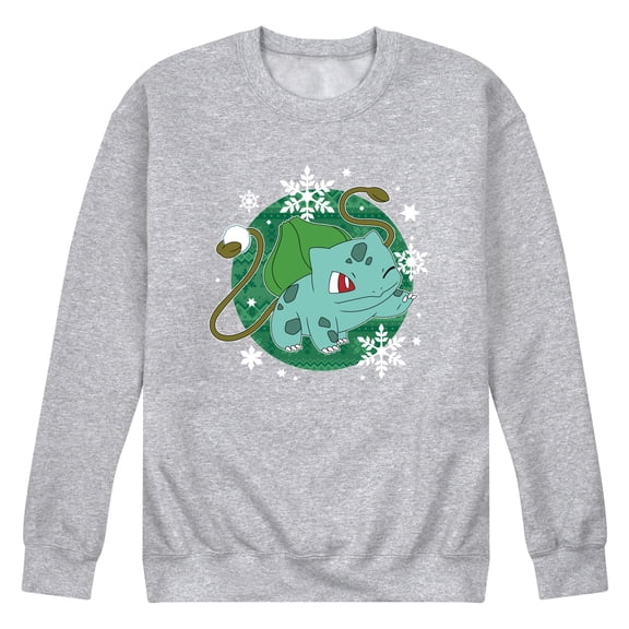 Pokémon - Bulba Pattern - Men's Crew Fleece Sweatshirt