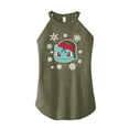 thumbnail image 1 of Pokémon - Bulbasaur Snowflakes - Juniors High Neck Tank Top, 1 of 4