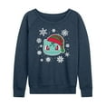 thumbnail image 1 of Pokémon - Bulbasaur Snowflakes - Women's Lightweight French Terry Long Sleeve Shirt, 1 of 5