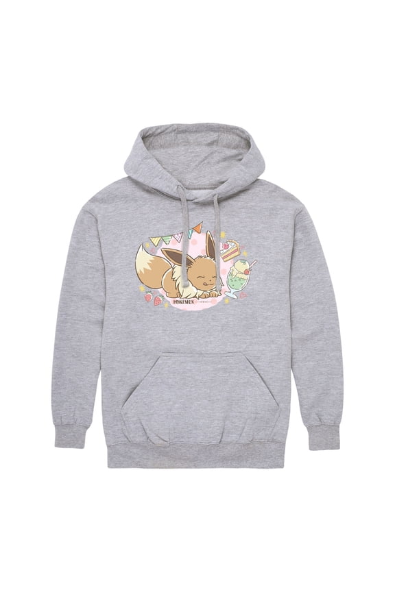 Pokémon - Cafe Eevee - Men's Pullover Fleece Hoodie