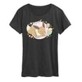 thumbnail image 1 of Pokémon - Cafe Eevee  - Women's Short Sleeve Graphic T-Shirt, 1 of 5