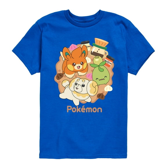 Pokémon - Cafe Group - Boys Youth Short Sleeve T-Shirt