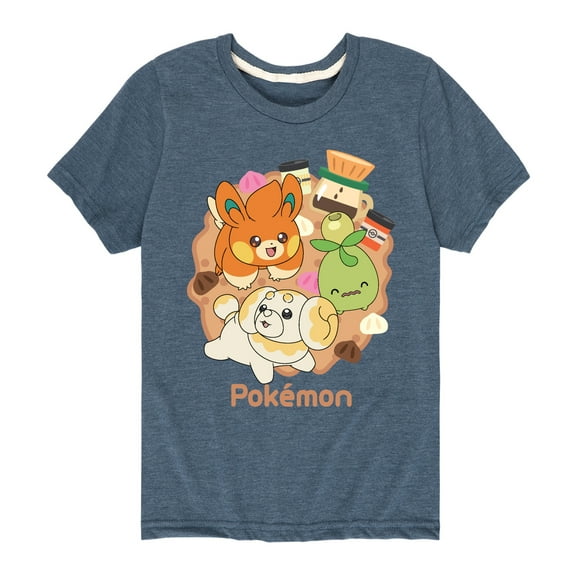 Pokémon - Cafe Group - Boys Youth Short Sleeve T-Shirt