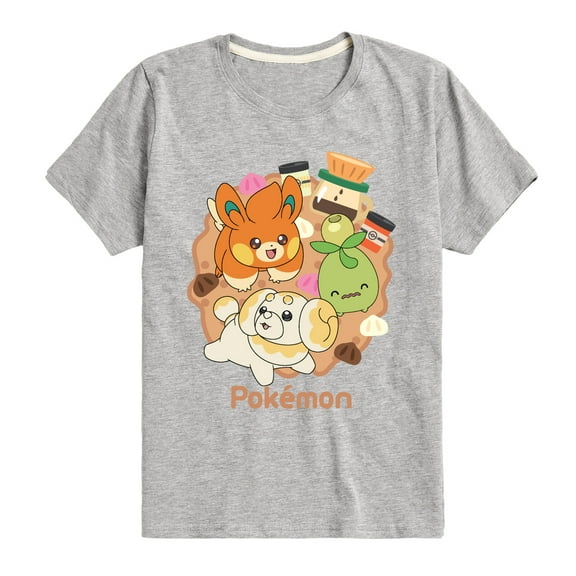 Pokémon - Cafe Group - Boys Youth Short Sleeve T-Shirt