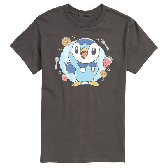 Pokémon - Cafe Piplup  - Men's Short Sleeve Graphic T-Shirt