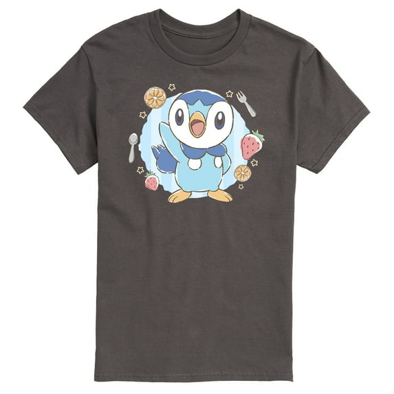 Pokémon - Cafe Piplup - Men's Short Sleeve Graphic T-Shirt