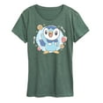 thumbnail image 1 of Pokémon - Cafe Piplup  - Women's Short Sleeve Graphic T-Shirt, 1 of 5