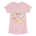 thumbnail image 1 of Pokémon - Cafe Spring Fitted Short Sleeve Graphic T-Shirt, 1 of 4