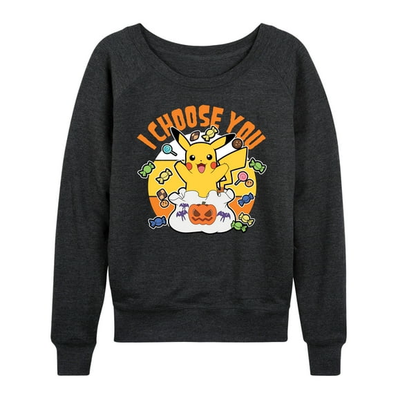 Pokémon - Candy I Choose You - Women's Lightweight French Terry Long Sleeve Shirt