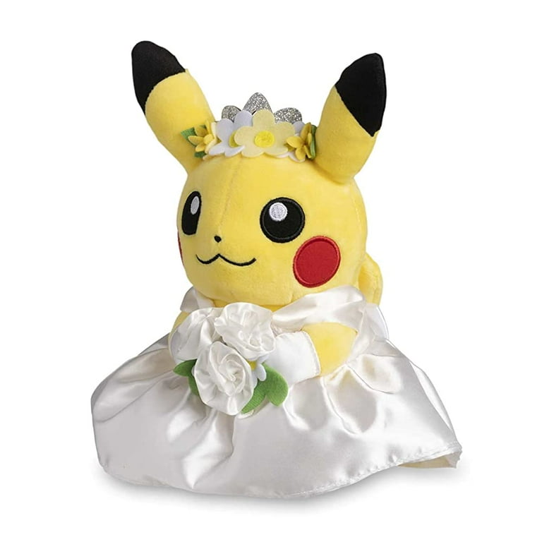 Pok mon Center Pikachu Wedding Dress Pikachu Female Plush 8 Inch