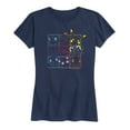 thumbnail image 1 of Pokémon - Character Grid - Women's Short Sleeve Graphic T-Shirt, 1 of 5