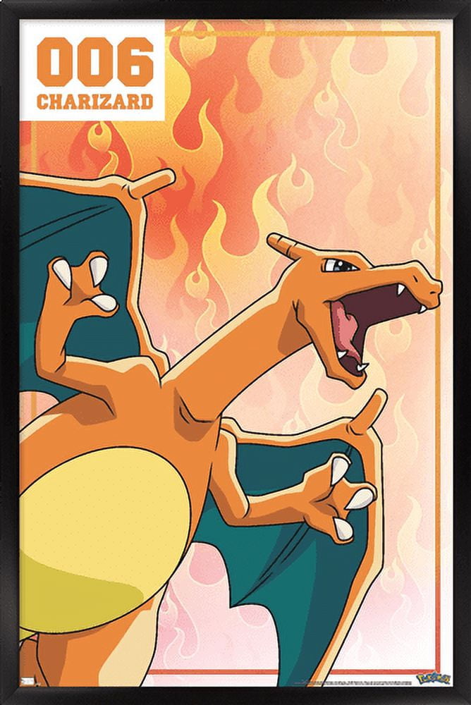 charizard pokemon card poster prevent all damage done to this Pokemon by attacks (both yours and your opponents) Silver Buffalo PK2871 Pokmon and