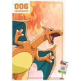 thumbnail image 1 of Pokémon - Charizard 006 Wall Poster with Pushpins, 22.375" x 34", 1 of 6
