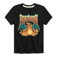 thumbnail image 1 of Pokémon - Charizard Collegiate - Toddler And Youth Short Sleeve T-Shirt, 1 of 5