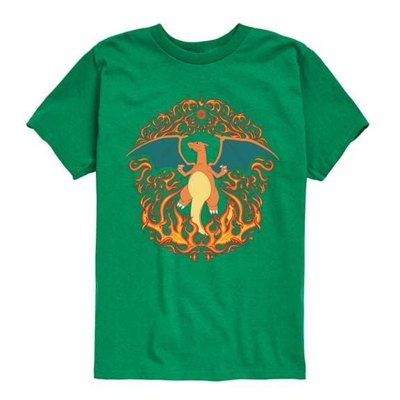 Pokémon - Charizard Flame Ornamental - Toddler And Youth Short Sleeve T-Shirt