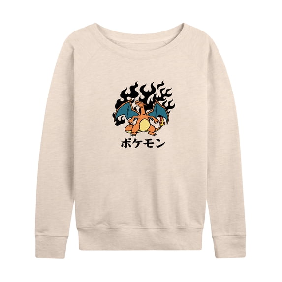 Pokémon - Charizard Flash Fire - Women's Lightweight French Terry Long Sleeve Shirt