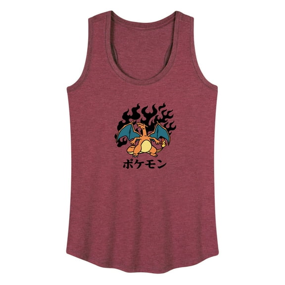 Pokémon - Charizard Flash Fire - Women's Racerback Tank Top