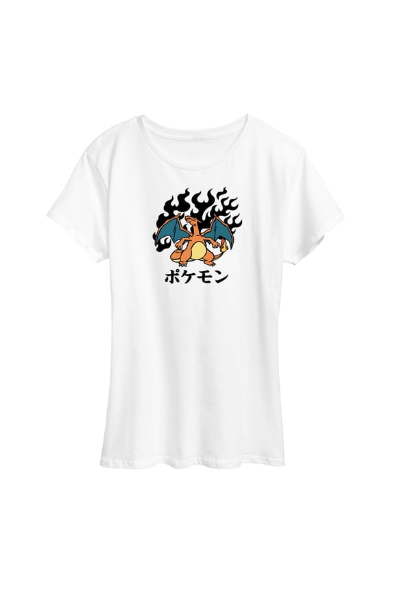 Pokémon - Charizard Flash Fire - Women's Short Sleeve Graphic T-Shirt