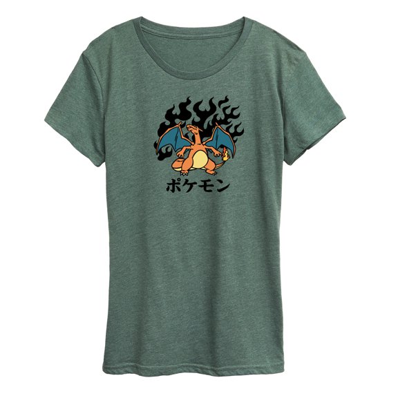 Pokémon - Charizard Flash Fire - Women's Short Sleeve Graphic T-Shirt