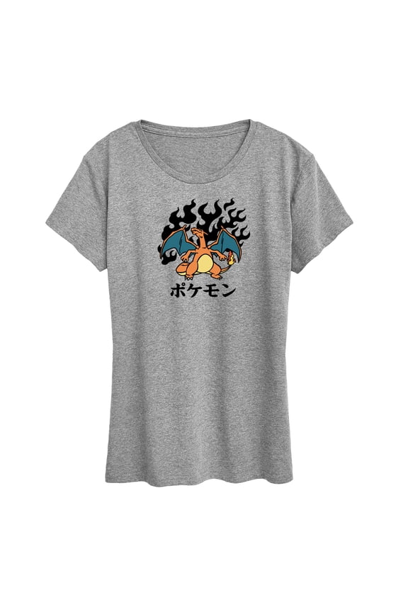 Pokémon - Charizard Flash Fire - Women's Short Sleeve Graphic T-Shirt