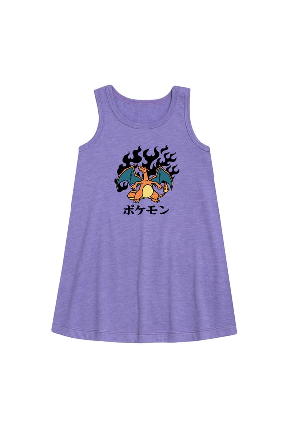 Pokémon - Charizard Flash Fire - Youth Girls A-line Dress