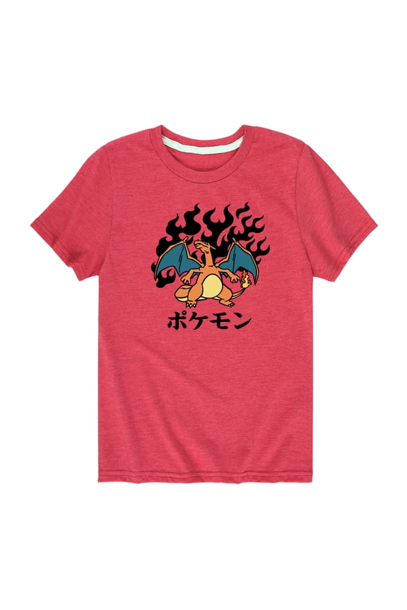 Pokémon - Charizard Flash Fire - Youth Short Sleeve Graphic T-Shirt