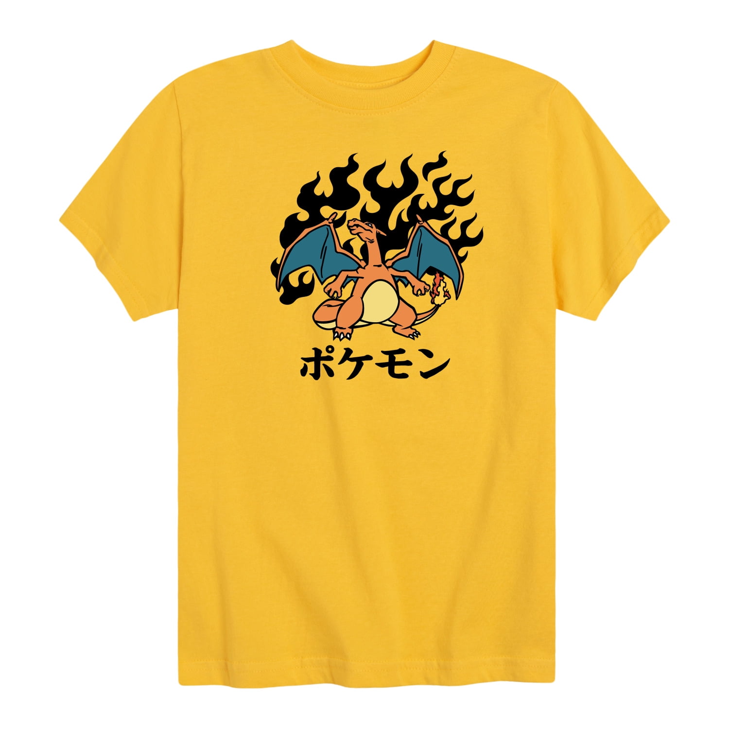 Pokémon - Charizard Flash Fire - Youth Short Sleeve Graphic T-Shirt ...