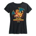 thumbnail image 1 of Pokémon - Charmander See The Evolution - Women's Short Sleeve Graphic T-Shirt, 1 of 5