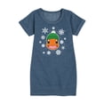 thumbnail image 1 of Pokémon - Charmander Snowflakes - Youth Girls Fleece Dress, 1 of 5