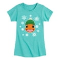 thumbnail image 1 of Pokémon - Charmander Snowflakes - Youth Girls Short Sleeve Graphic T-Shirt, 1 of 5