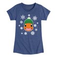 thumbnail image 1 of Pokémon - Charmander Snowflakes - Youth Girls Short Sleeve Graphic T-Shirt, 1 of 5