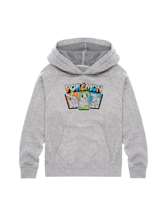 - Chikorita Tepig Totodile Boxes - Youth Pullover Hoodie