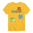 thumbnail image 1 of Pokémon - Chikorita, Tepig, Totodile- Youth Short Sleeve Graphic T-Shirt, 1 of 5