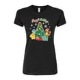 thumbnail image 1 of Pokémon - Christmas Celebration Group - Juniors Fitted Graphic T-Shirt, 1 of 5