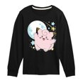thumbnail image 1 of Pokémon - Clefairy Moon Stars - Toddler And Youth Long Sleeve Graphic T-Shirt, 1 of 5