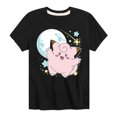 thumbnail image 1 of Pokémon - Clefairy Moon Stars - Toddler And Youth Short Sleeve Graphic T-Shirt, 1 of 5