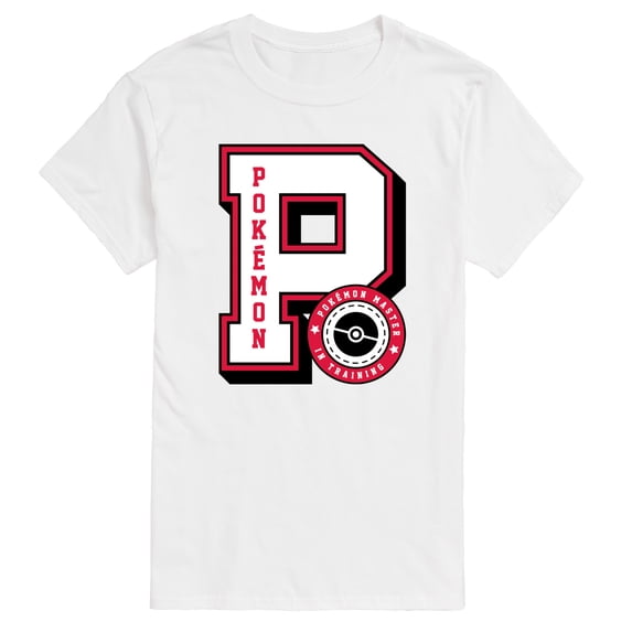 Pokémon - Collegiate Letter - Men's Short Sleeve Graphic T-Shirt