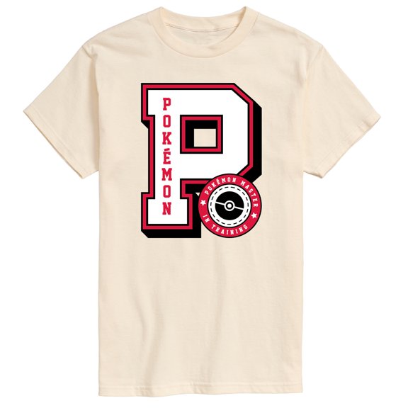 Pokémon - Collegiate Letter - Men's Short Sleeve Graphic T-Shirt