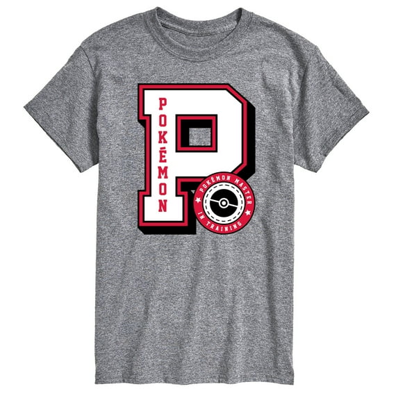 Pokémon - Collegiate Letter - Men's Short Sleeve Graphic T-Shirt