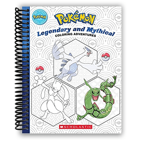 Pok‚àö¬©mon Coloring Adventures #2: Legendary & Mythical Pok‚àö¬©mon (Spiral Bound)